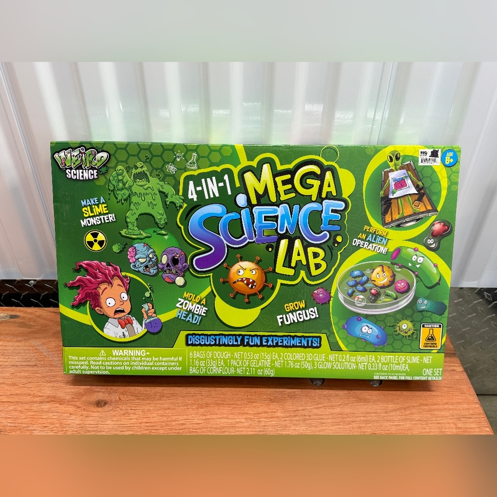 4-in-1 Mega Science Lab - Magic Bouncy Ball Factory